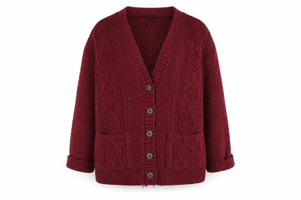 Oyisis Womens Purple   Cardigan Jumper Size M