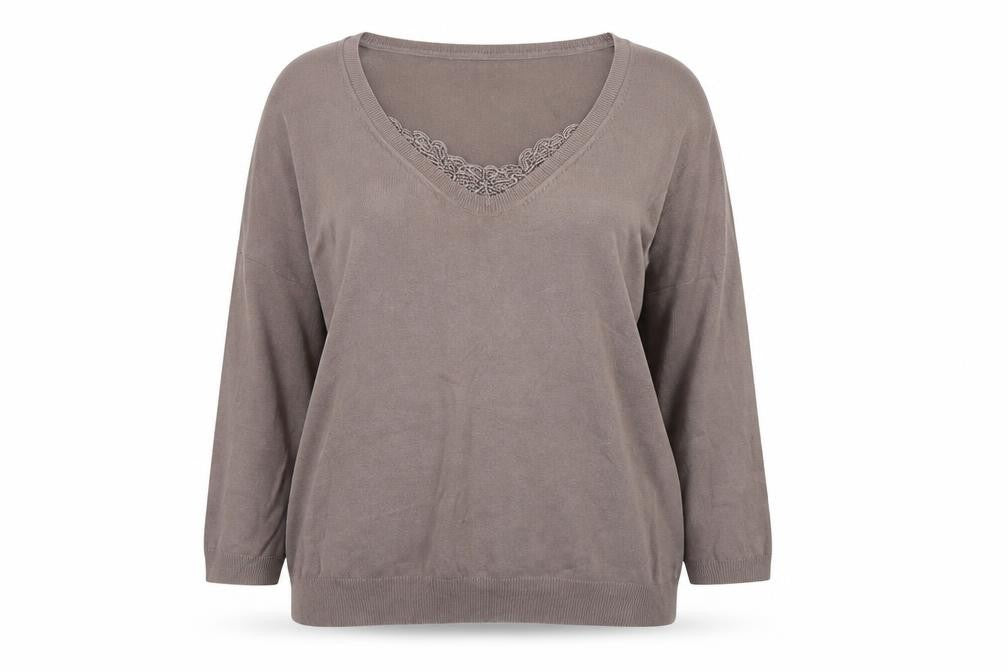 M&Co Womens Brown   Pullover Jumper Size XL