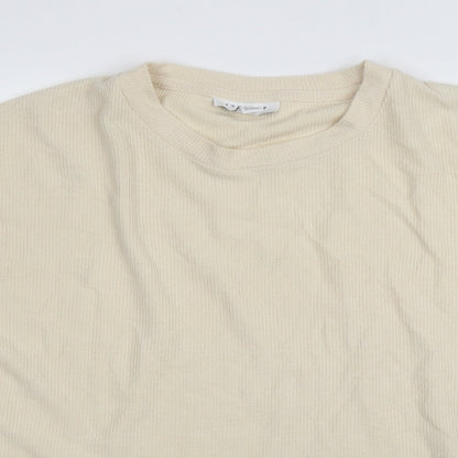 Preloved Topshop Womens Beige   Pullover Jumper Size 16 - Detail