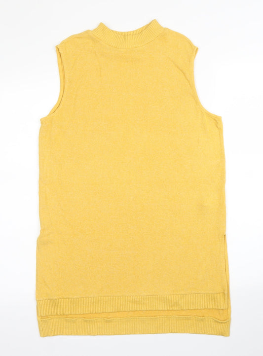 River Island Womens Yellow   Vest Jumper Size 12