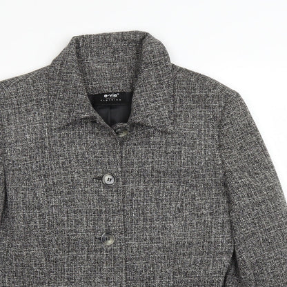 Evie Womens Grey   Jacket Blazer Size 12