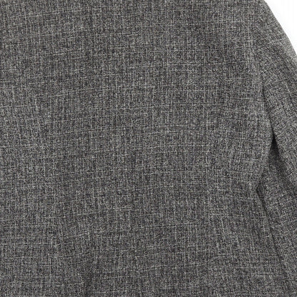 Evie Womens Grey   Jacket Blazer Size 12