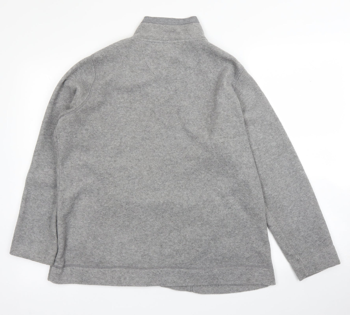 Preworn Womens Grey  Fleece Full Zip Jumper Size L