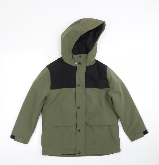 Zara Womens Green   Parka Coat Size 8