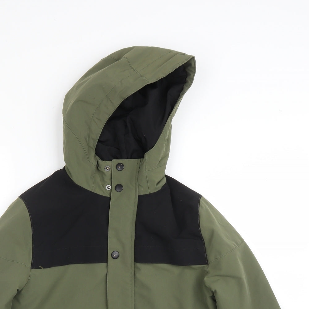 Zara Womens Green   Parka Coat Size 8