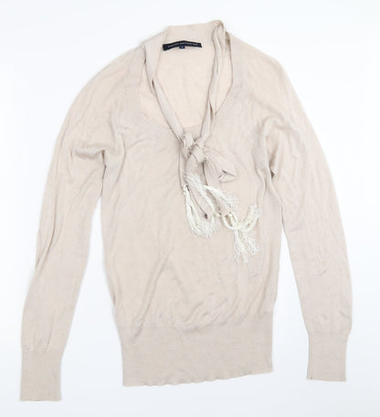 French Connection Womens Beige   Pullover Jumper Size S