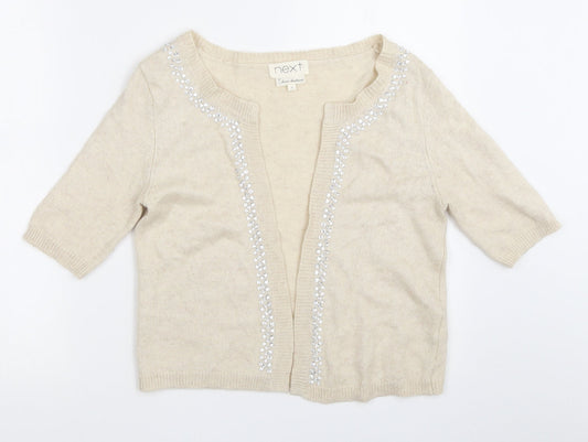 NEXT Womens Ivory   Cardigan Jumper Size 6