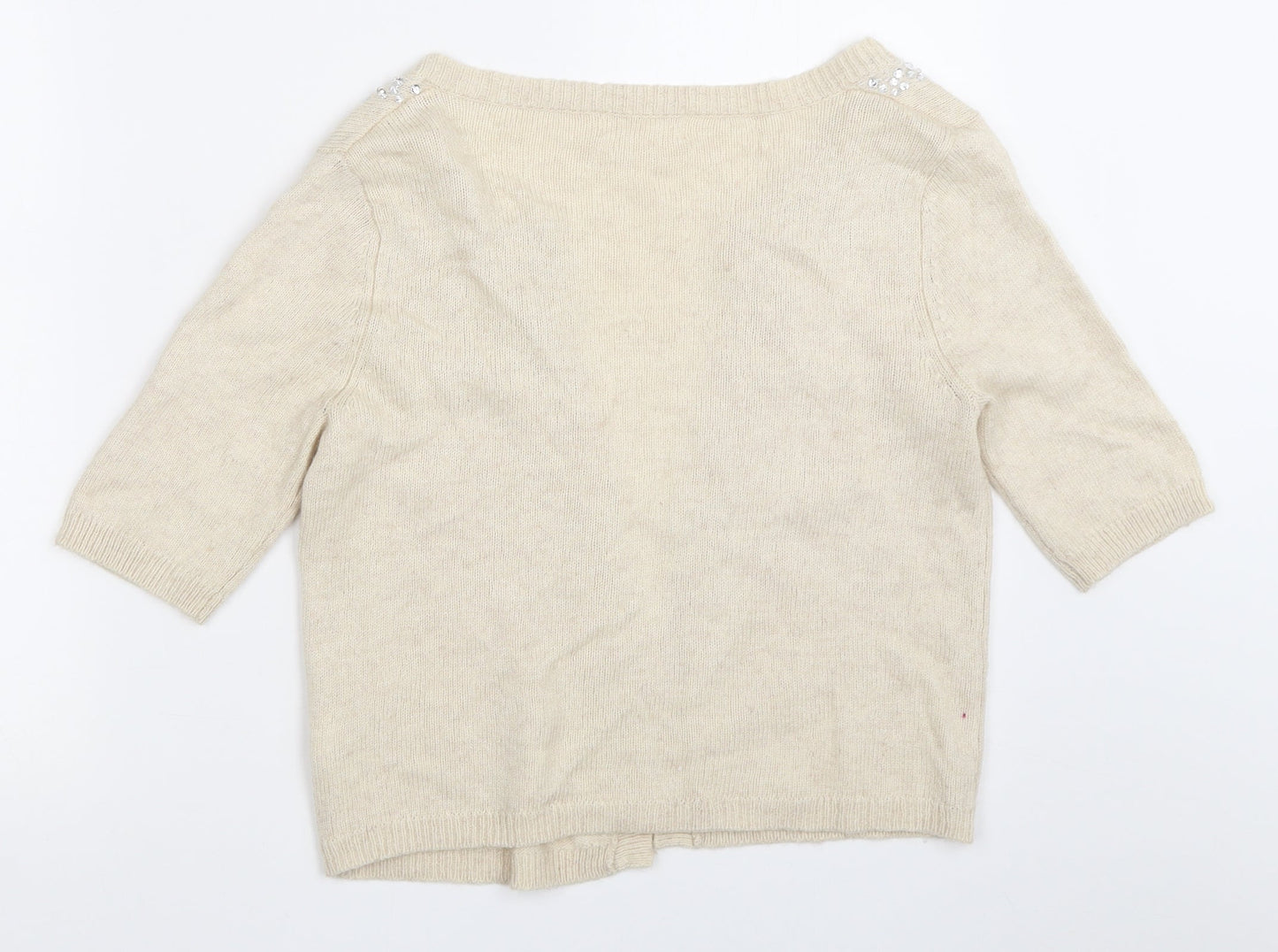 NEXT Womens Ivory   Cardigan Jumper Size 6