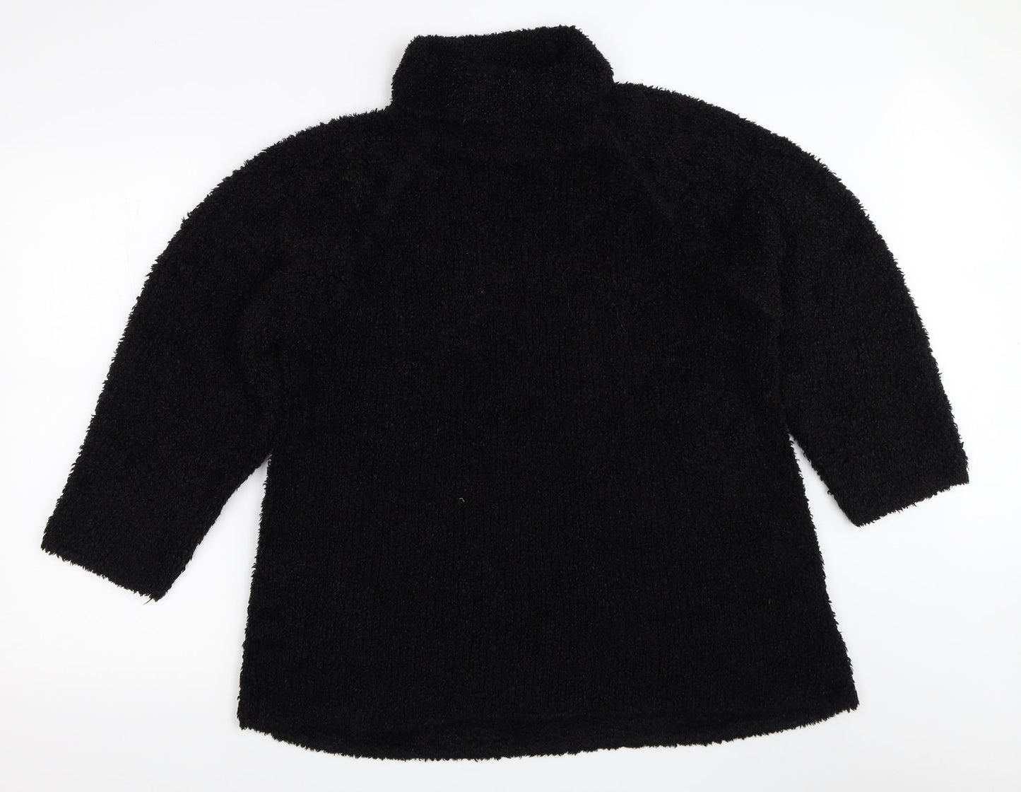 Abstract Womens Black   Pullover Jumper Size S