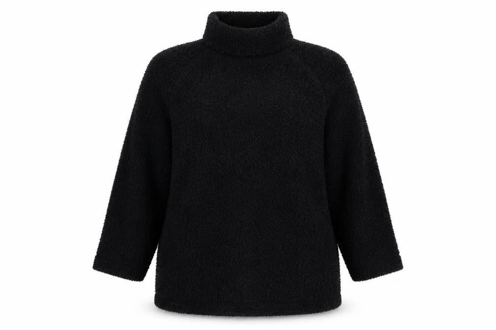 Abstract Womens Black   Pullover Jumper Size S