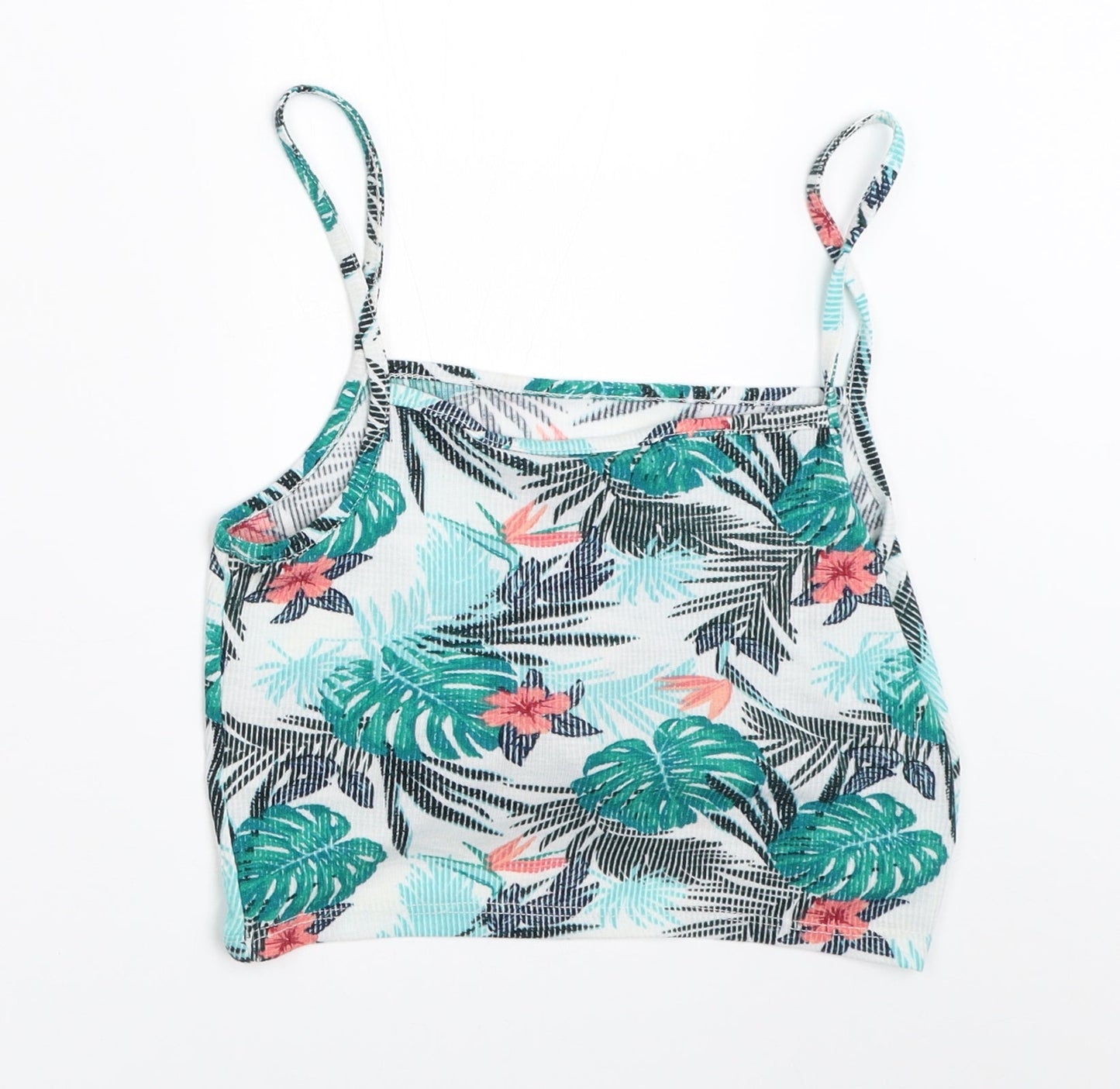 Primark Womens Green   Cropped Tank Size 10