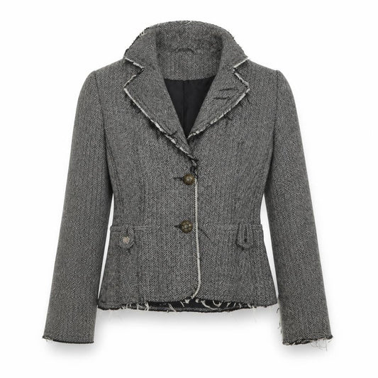 New Look Womens Grey   Overcoat Coat Size 10
