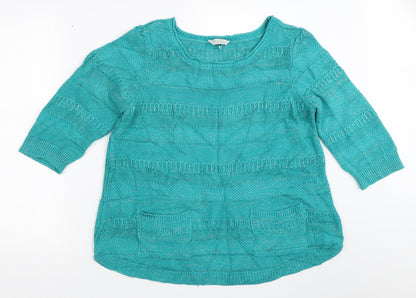 BHS Womens Blue   Pullover Jumper Size 16