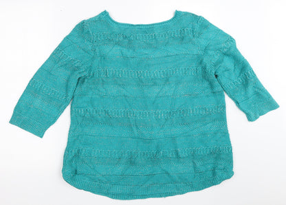 BHS Womens Blue   Pullover Jumper Size 16