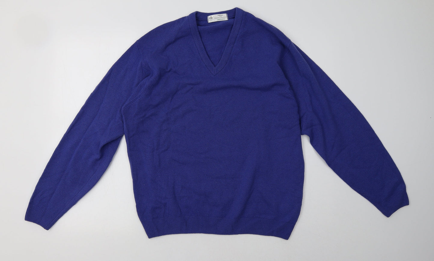 Marks and Spencer Mens Purple   Pullover Sweatshirt Size S