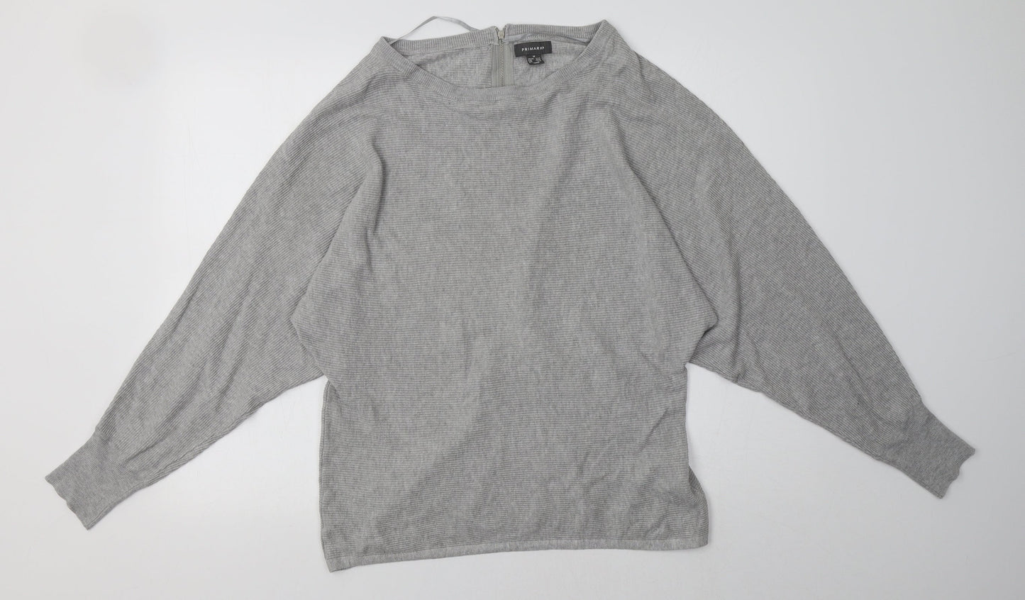 Primark Womens Grey   Pullover Sweatshirt Size M