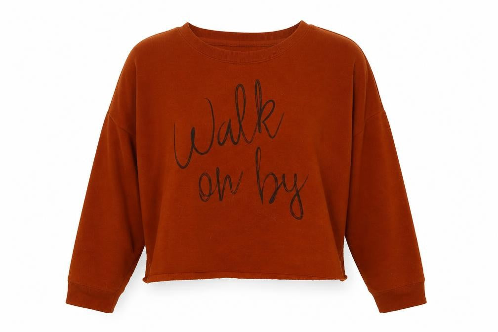 Primark Womens Orange   Pullover Sweatshirt Size 10