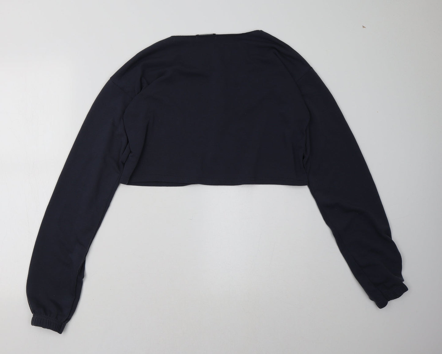 PRETTYLITTLETHING Womens Blue   Pullover Sweatshirt Size 8