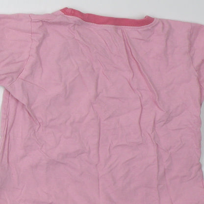 b&m Girls Pink   Basic T-Shirt Size 8-9 Years