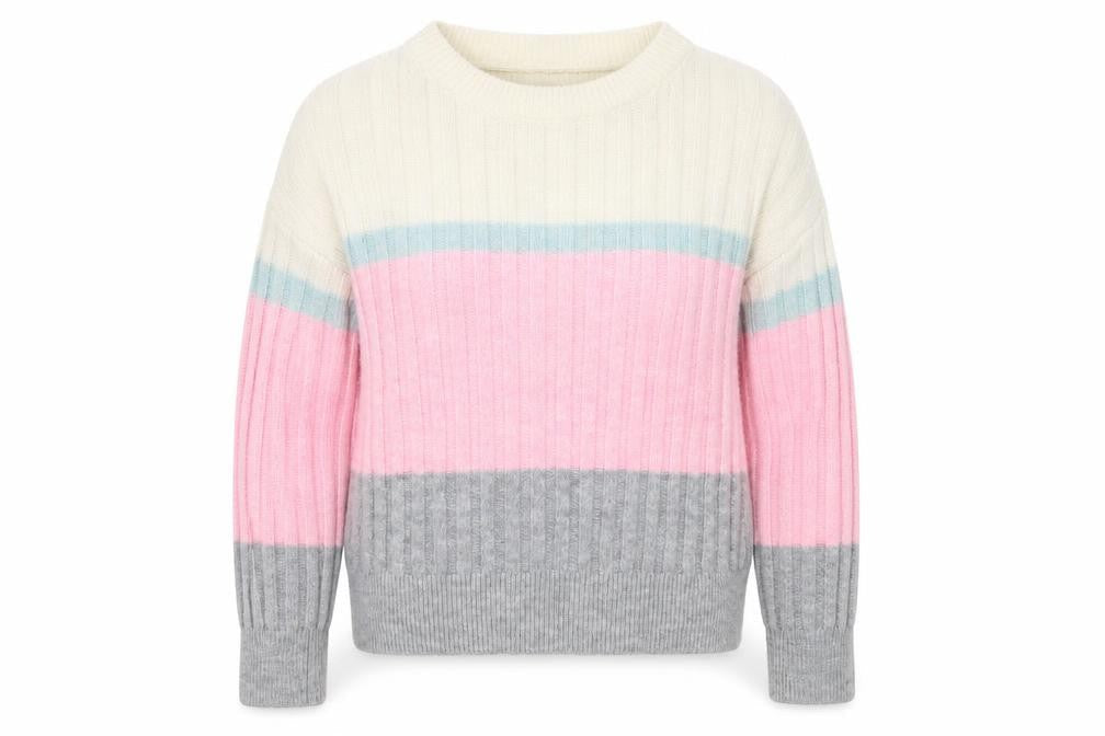 Papaya Womens Multicoloured Striped  Pullover Jumper Size S