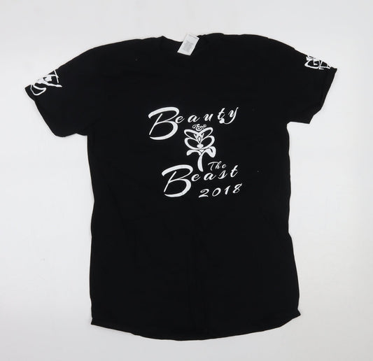 Gildan Womens Black   Basic T-Shirt Size M