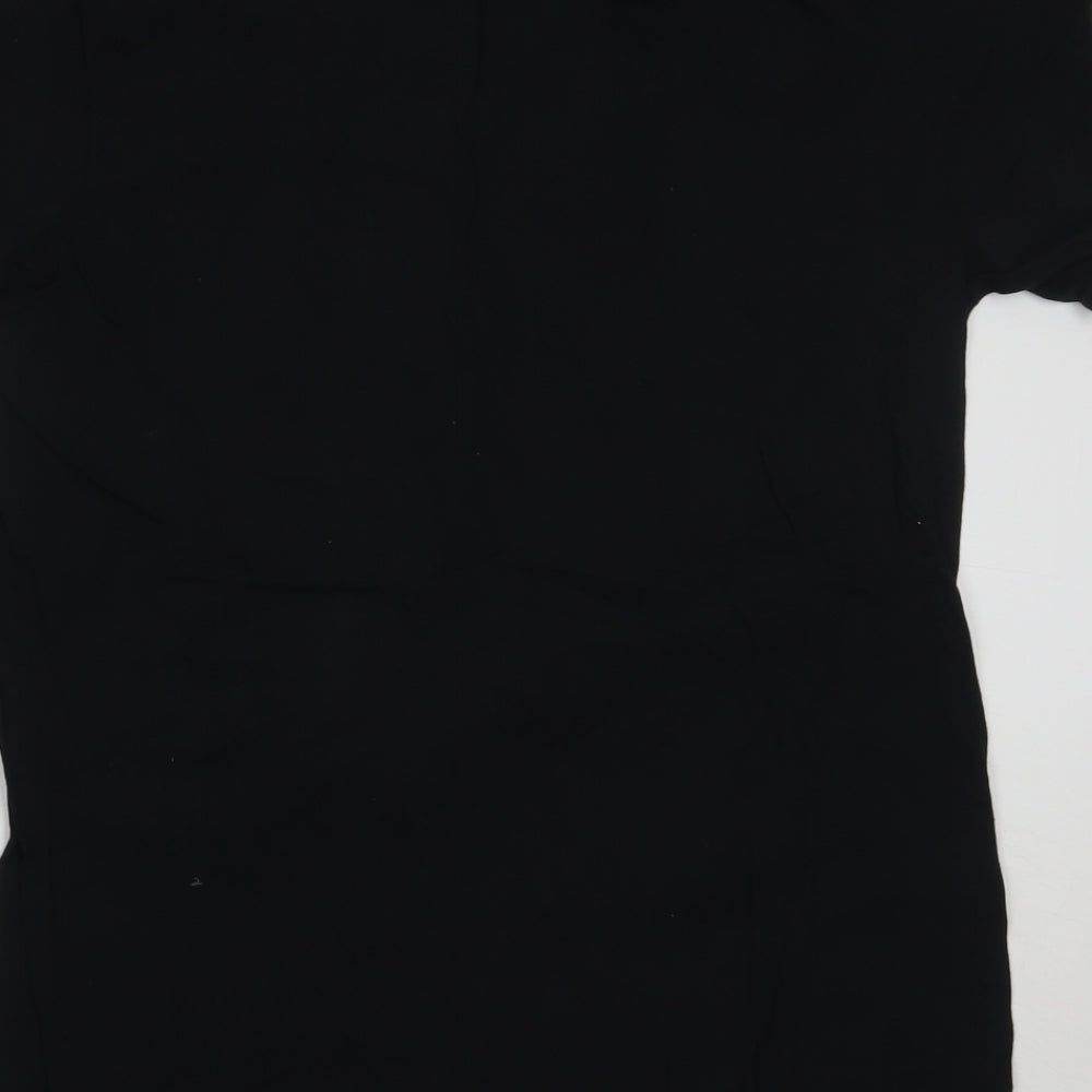 Gildan Womens Black   Basic T-Shirt Size M