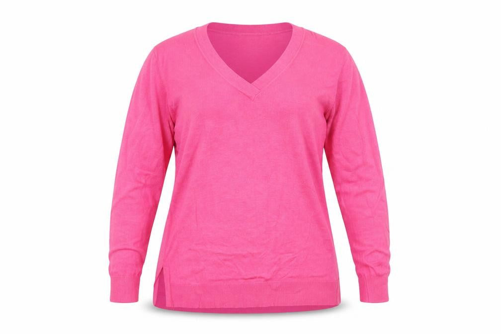 nutmg Womens Pink   Pullover Sweatshirt Size 14