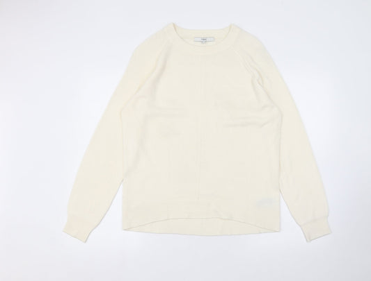 NEXT Womens White   Pullover Jumper Size S