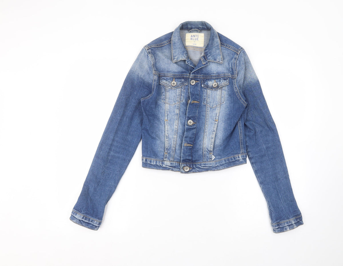 anti blue Womens Blue   Jacket  Size XS