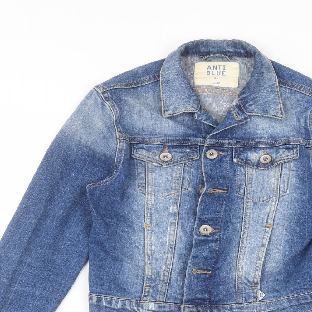 anti blue Womens Blue   Jacket  Size XS