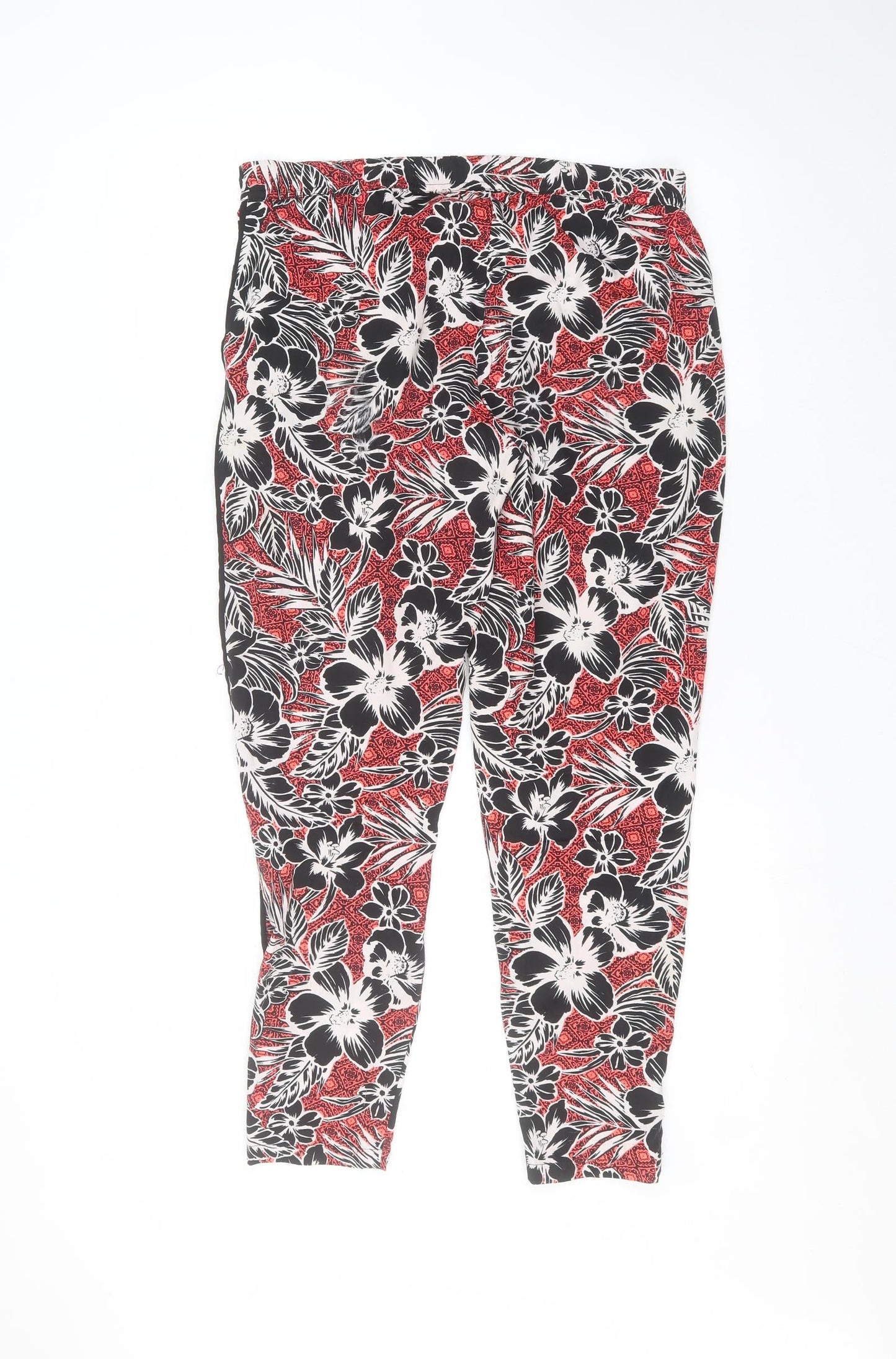 New Look Womens Red   Trousers  Size 8 L25 in