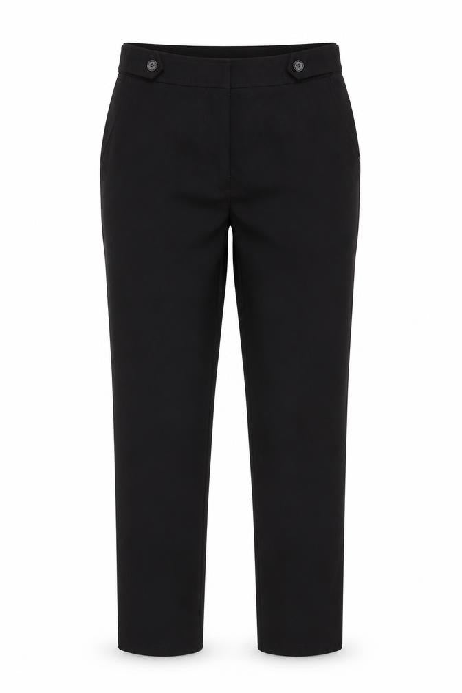 Oasis Womens Black   Trousers  Size 8 L27.5 in