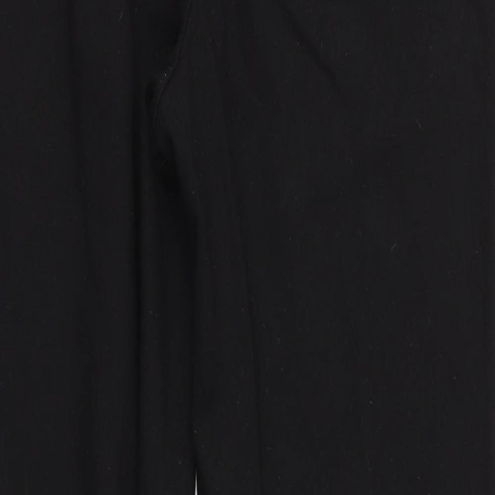 Oasis Womens Black   Trousers  Size 8 L27.5 in