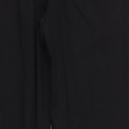 Oasis Womens Black   Trousers  Size 8 L27.5 in