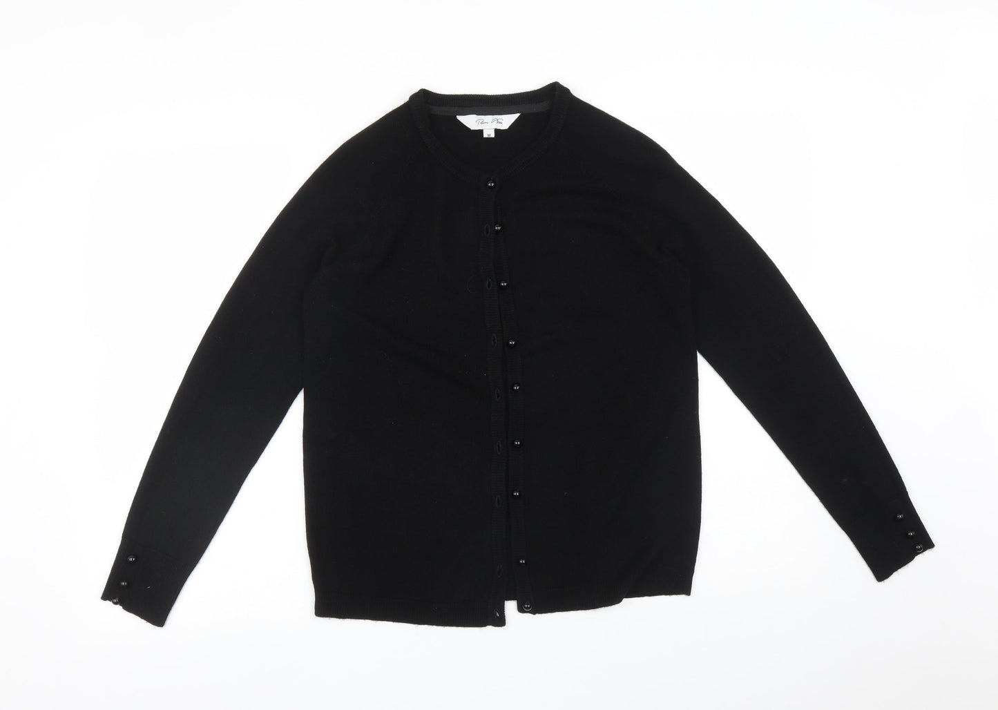 PLUM TREE Womens Black   Cardigan Jumper Size M