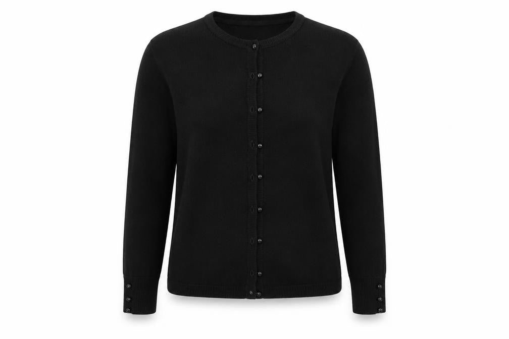 PLUM TREE Womens Black   Cardigan Jumper Size M