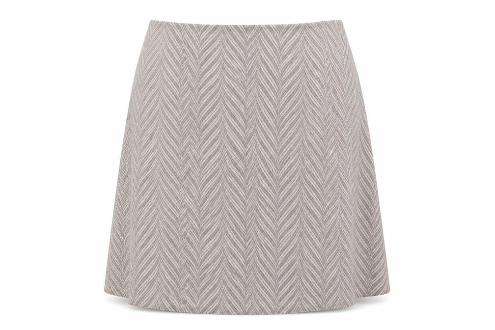 BM Womens Multicoloured Striped  A-Line Skirt Size 24
