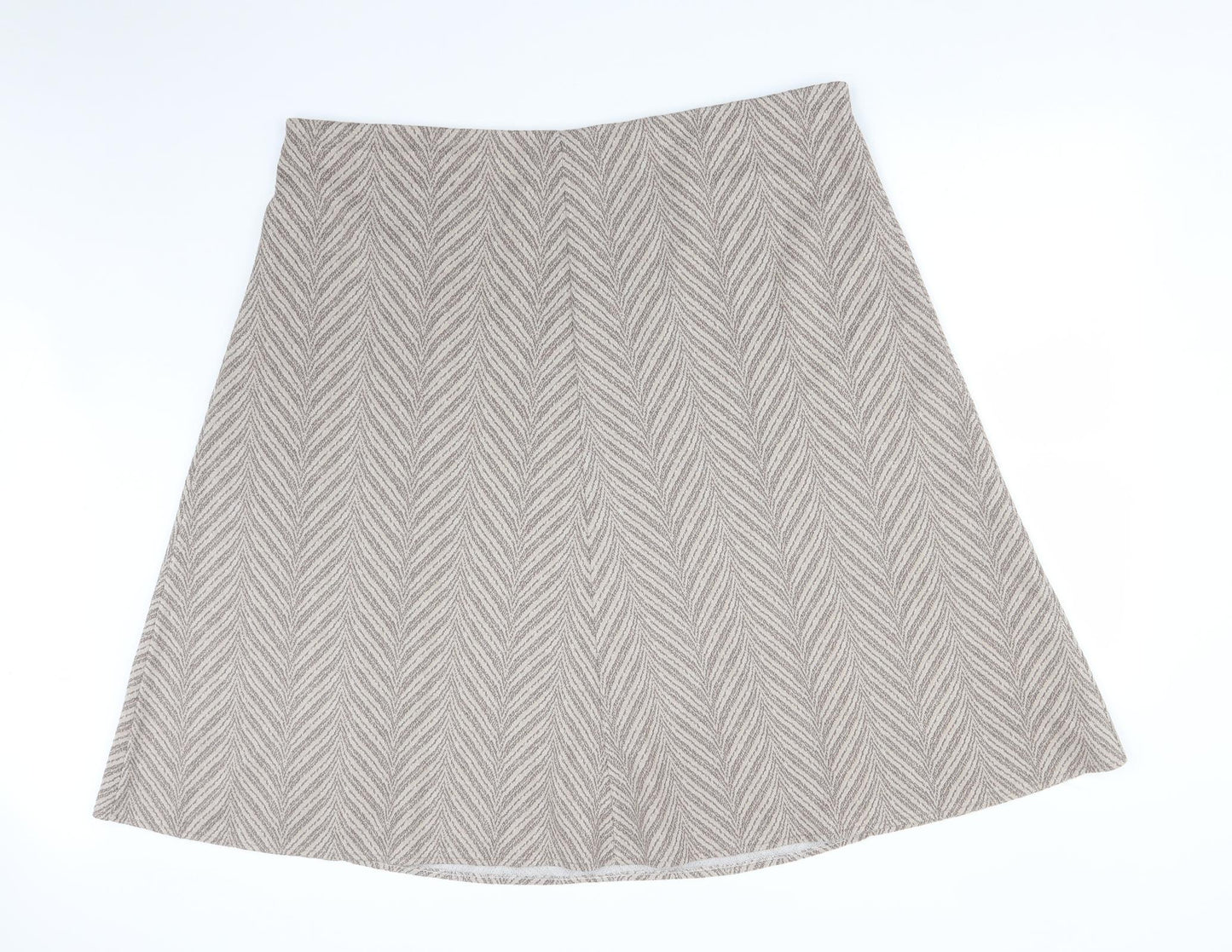 BM Womens Multicoloured Striped  A-Line Skirt Size 24