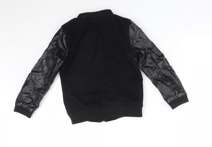 Stile Benetton Boys Black Jacket Size S