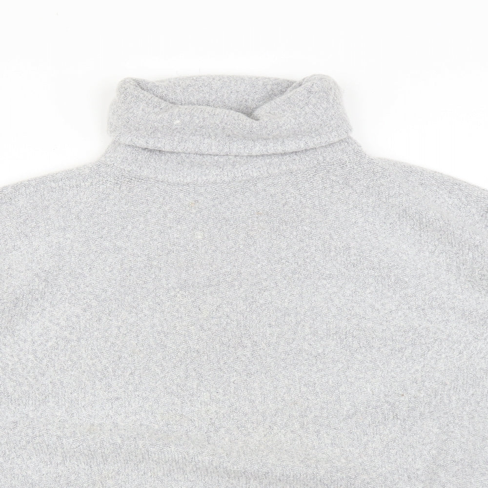Wallis Womens Silver   Basic T-Shirt Size M