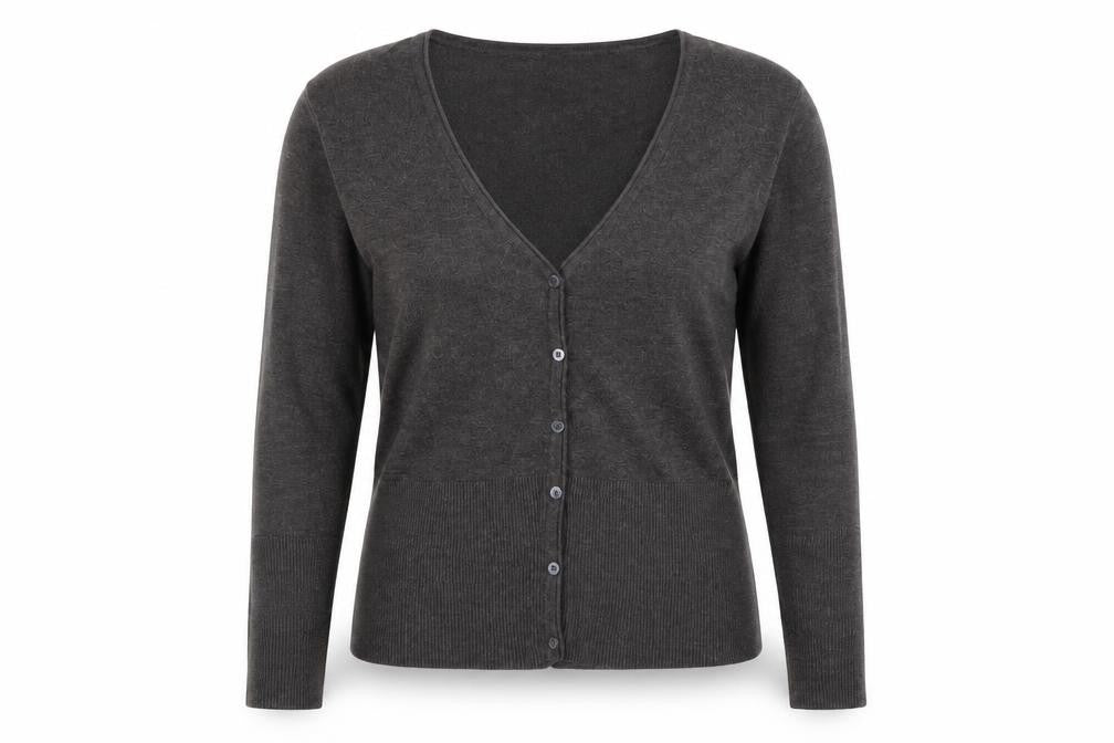 PUURE INSTINCT Womens Grey   Cardigan Jumper Size L