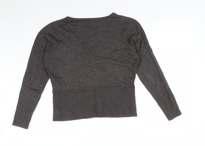 PUURE INSTINCT Womens Grey   Cardigan Jumper Size L
