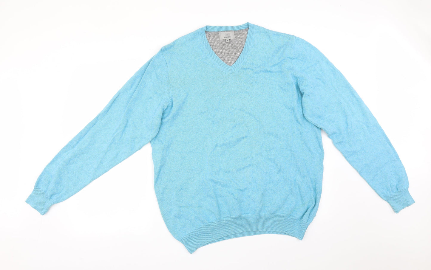 M&S Mens Blue   Pullover Sweatshirt Size L