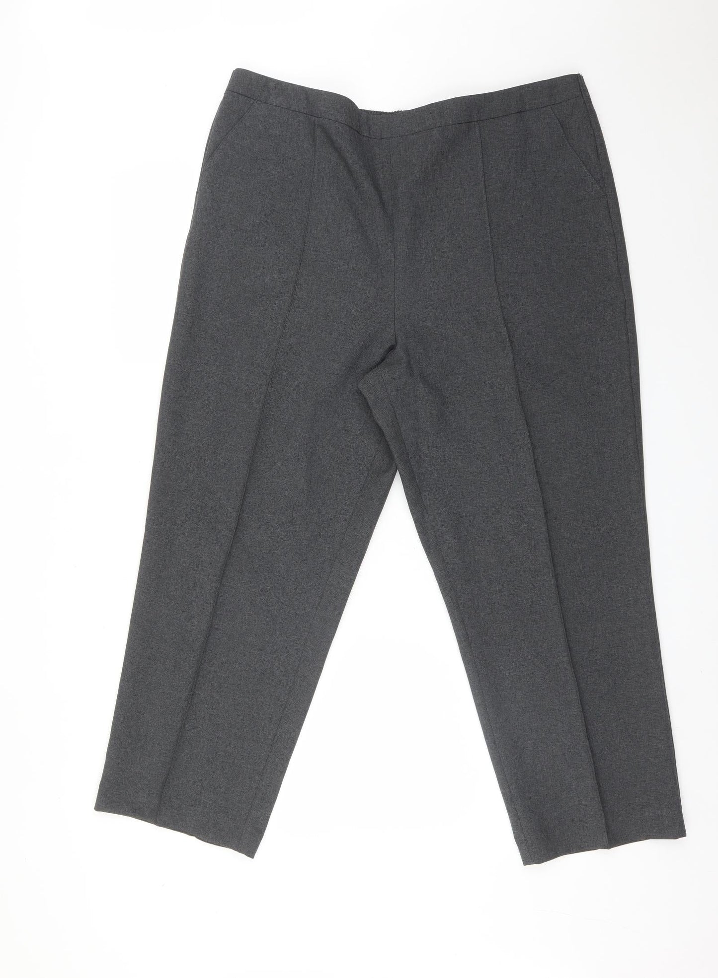 ISLE Womens Grey   Trousers  Size 20 L26 in