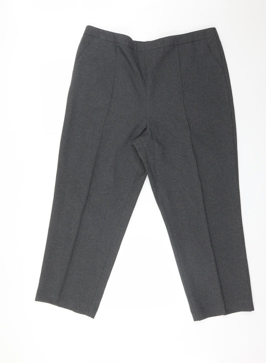 ISLE Womens Grey   Trousers  Size 20 L26 in