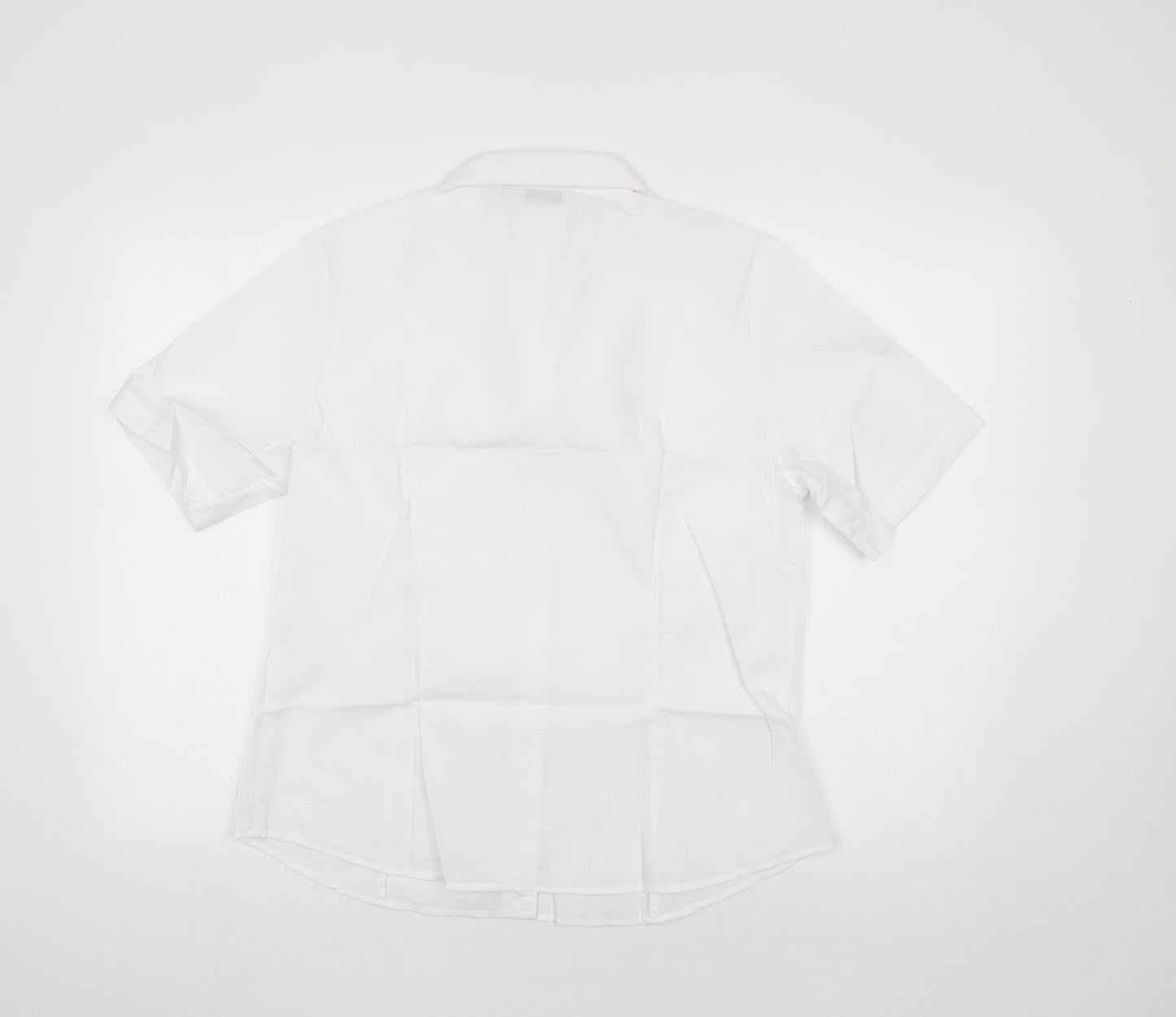 Disley Womens White   Basic Button-Up Size 14