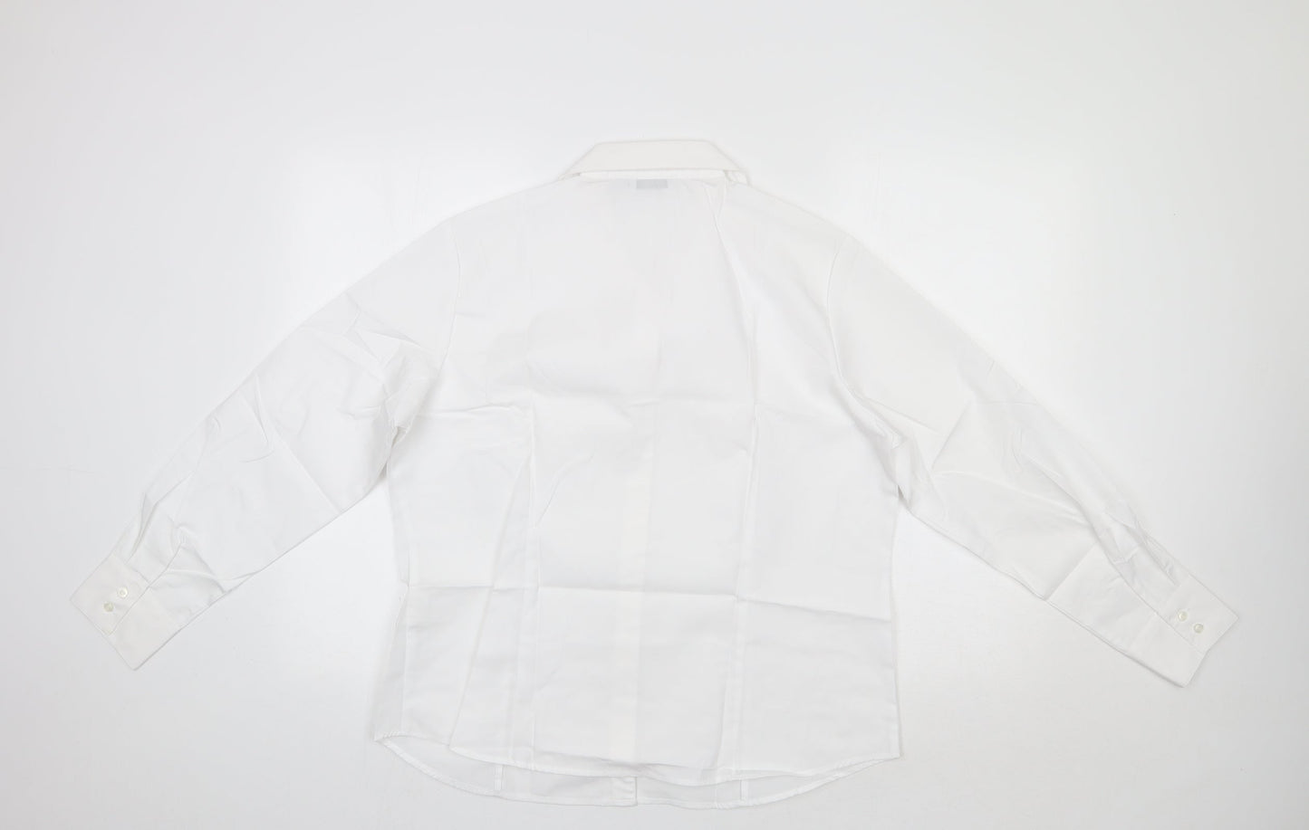 Disley Womens White   Basic Button-Up Size 18