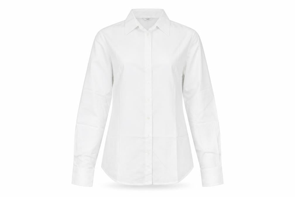 Disley Womens White   Basic Button-Up Size 8