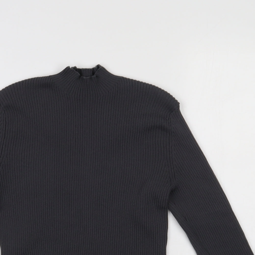 H&M Womens Grey   Pullover Jumper Size M
