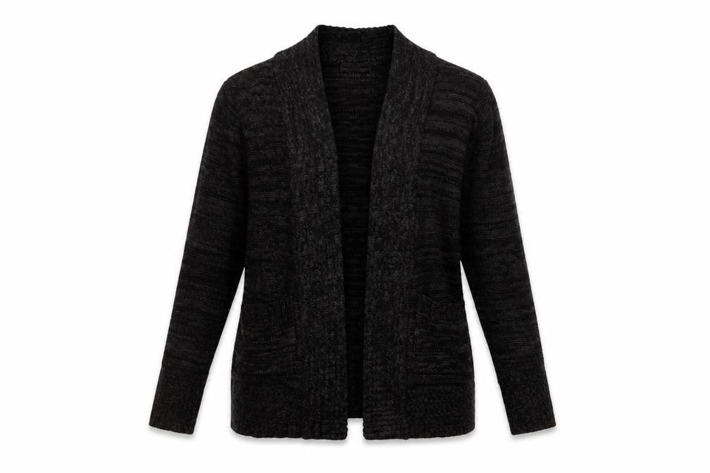 Flam Womens Grey   Cardigan Jumper Size M